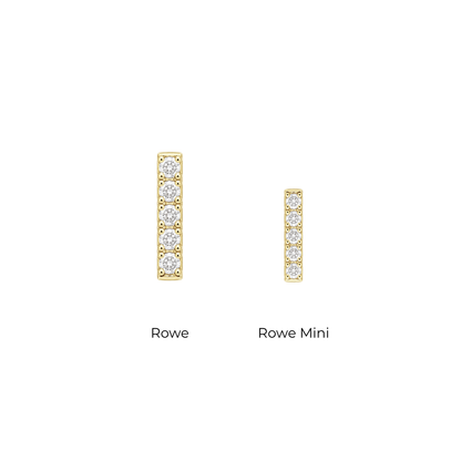 Rowe Threadless End with CZ