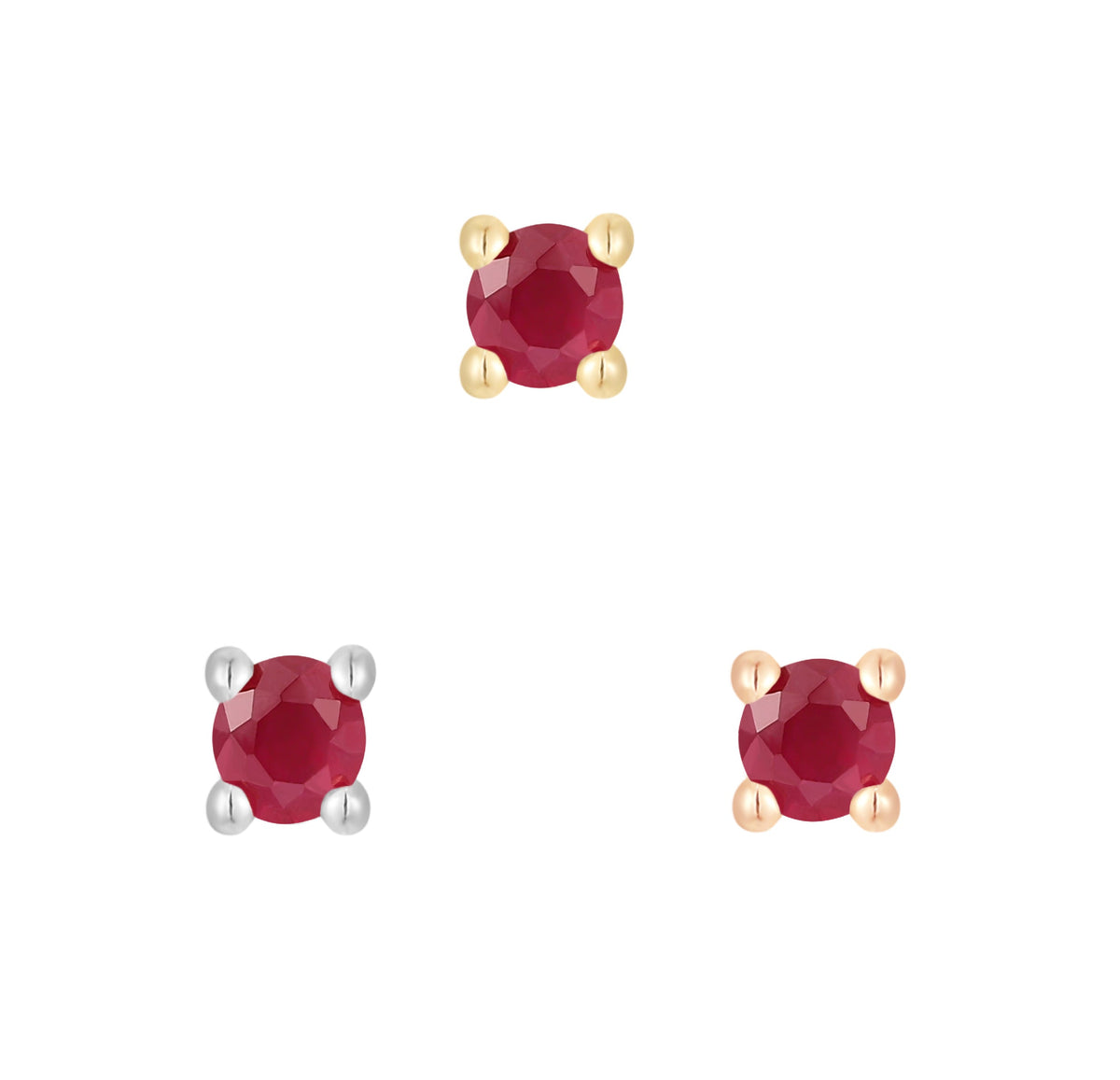 Prong Gem Threadless End with Ruby