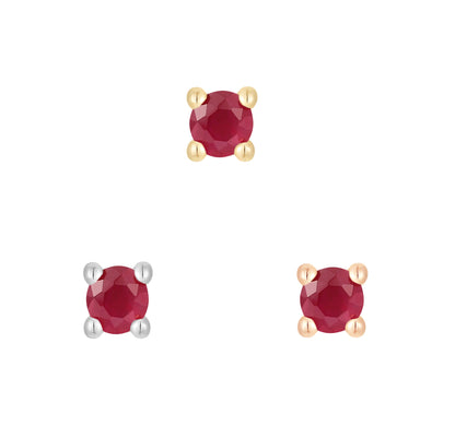 Prong Gem Threadless End with Ruby