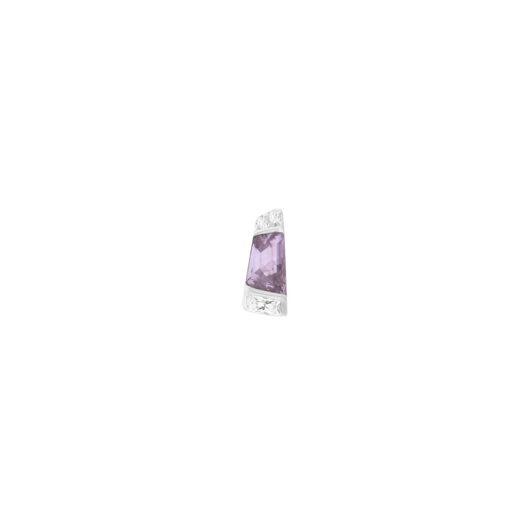 Saboteur Threadless End with Amethyst
