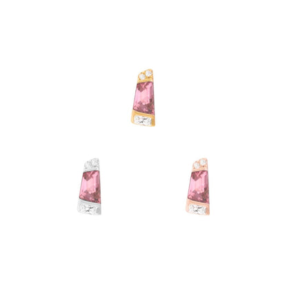 Saboteur Threadless End with Pink Tourmaline