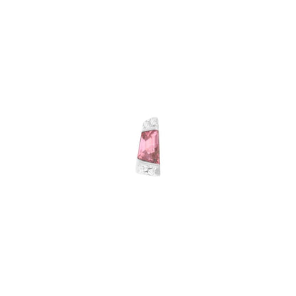 Saboteur Threadless End with Pink Tourmaline