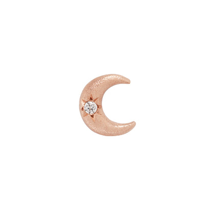 Moonshine Satin Threadless End with CZ