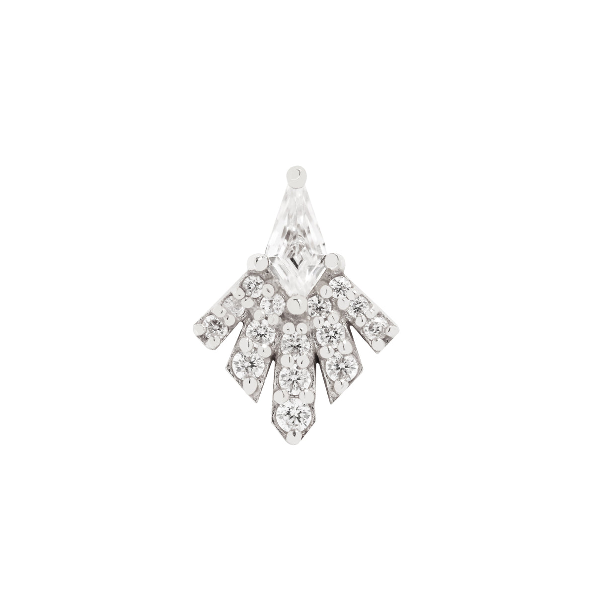 Savor Threadless End with CZ