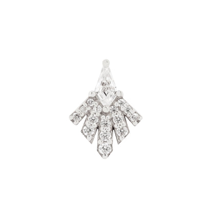 Savor Threadless End with CZ