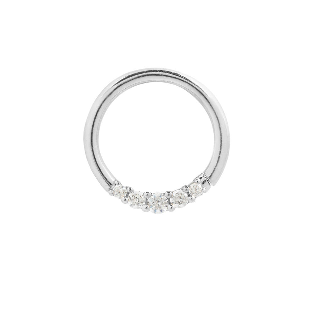 Sophia Seam Ring with CZ