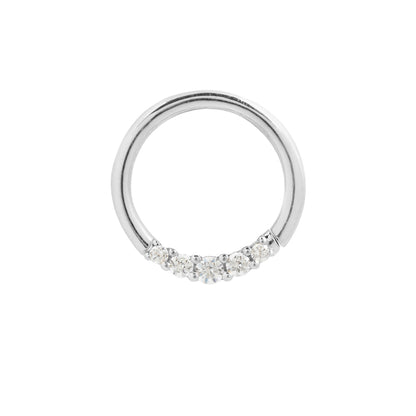 Sophia Seam Ring with CZ