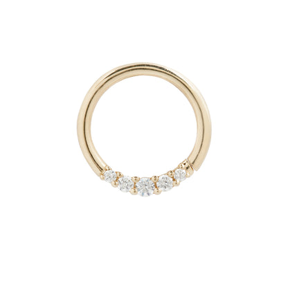 Sophia Seam Ring with CZ