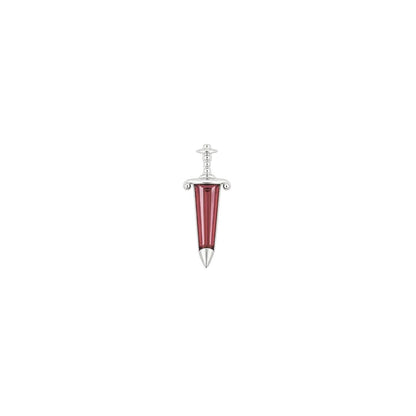 Spellbound Threadless End with Garnet