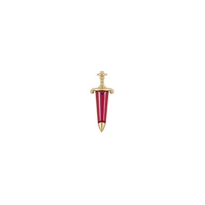 Spellbound Threadless End with Garnet