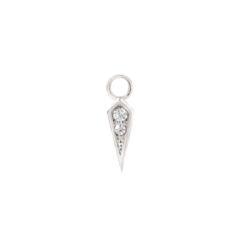 Spike Charm with CZ