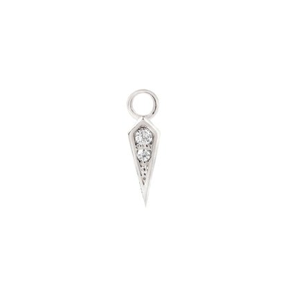 Spike Charm with CZ