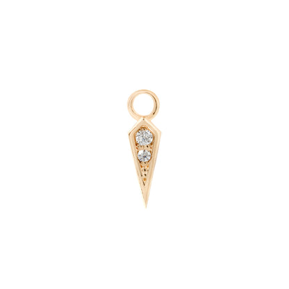 Spike Charm with CZ