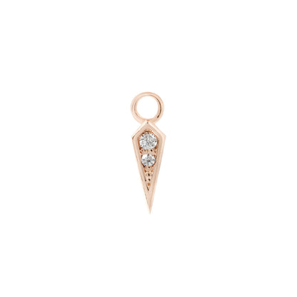 Spike Charm with CZ