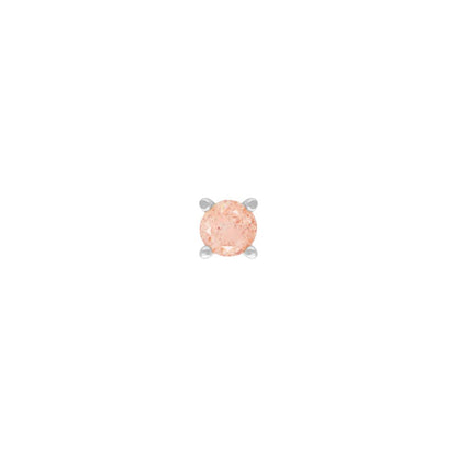 Prong Gem Threadless End with Sunstone