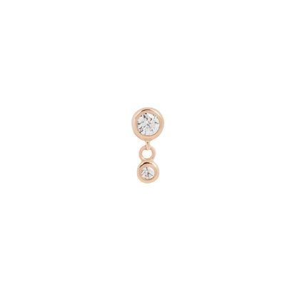 Sutton Threadless End with CZ