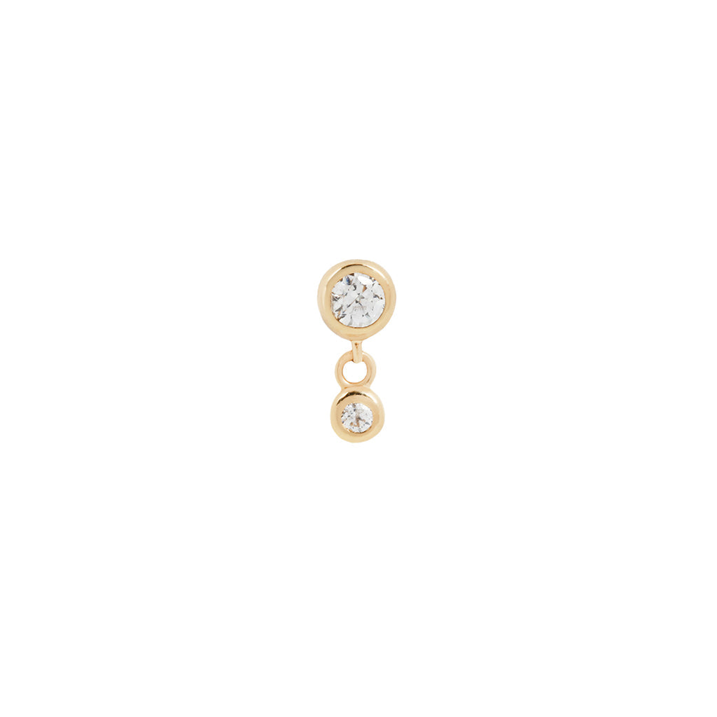 Sutton Threadless End with CZ