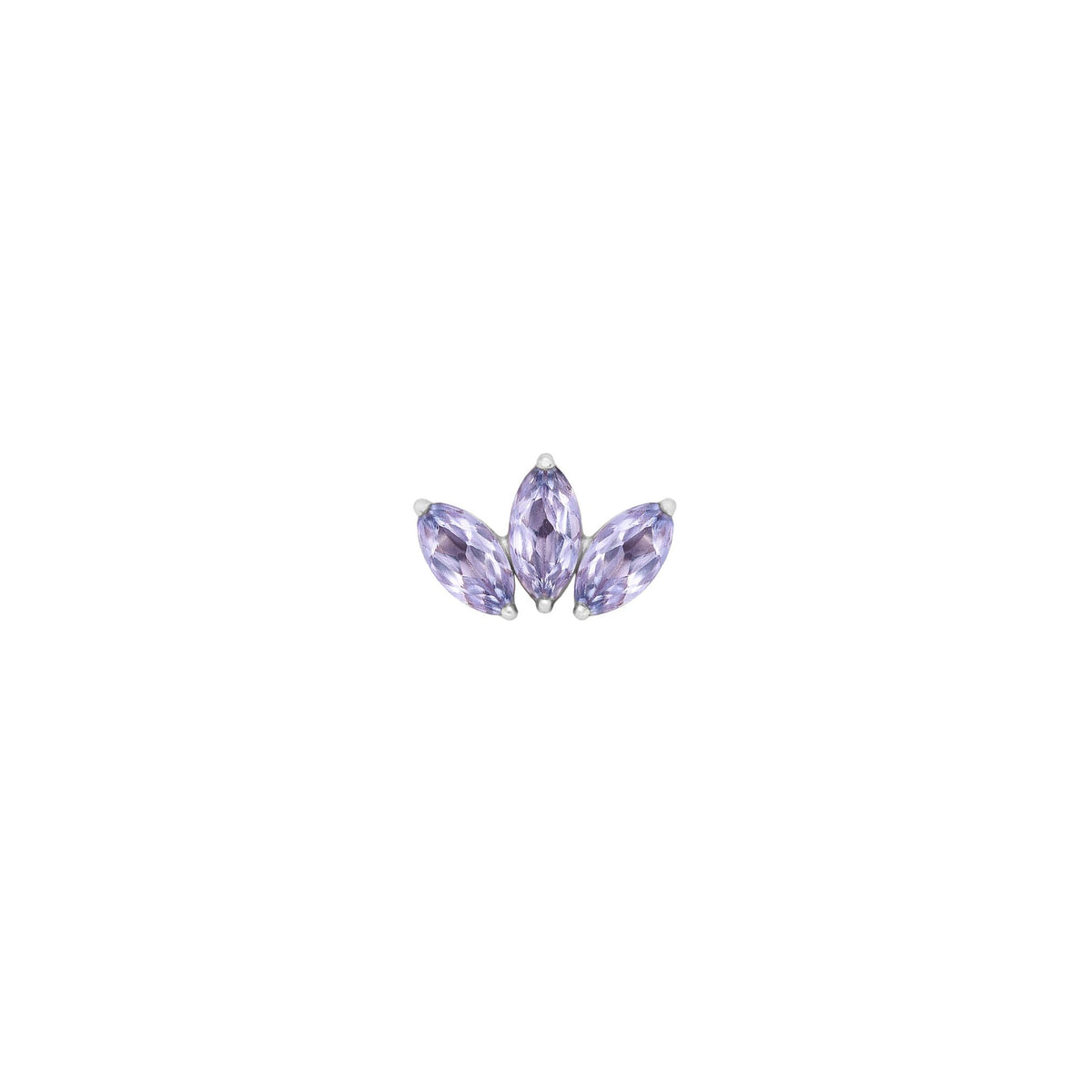 Moet Mini Threadless End with Tanzanite