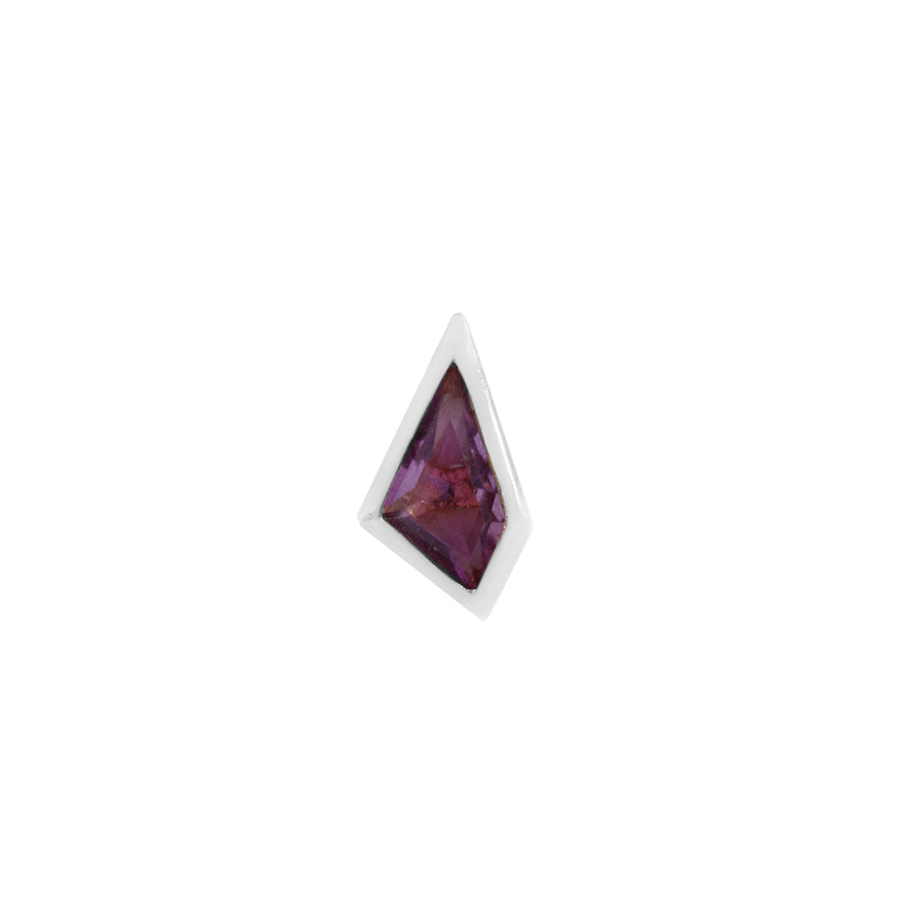 Transcend Threadless End with Amethyst