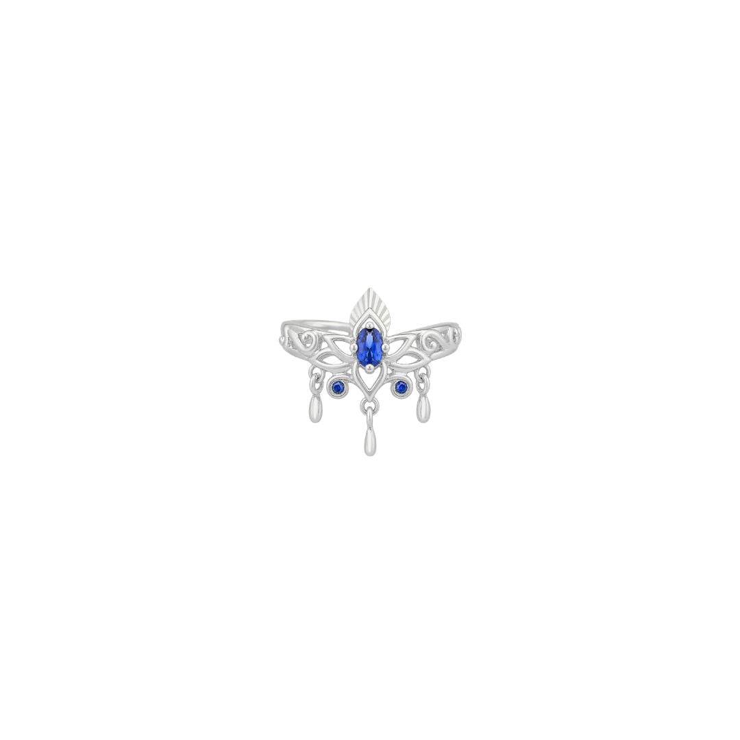 Tresor Cuff with Blue Sapphire (Lab Grown)