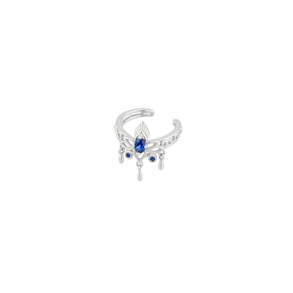 Tresor Cuff with Blue Sapphire (Lab Grown)