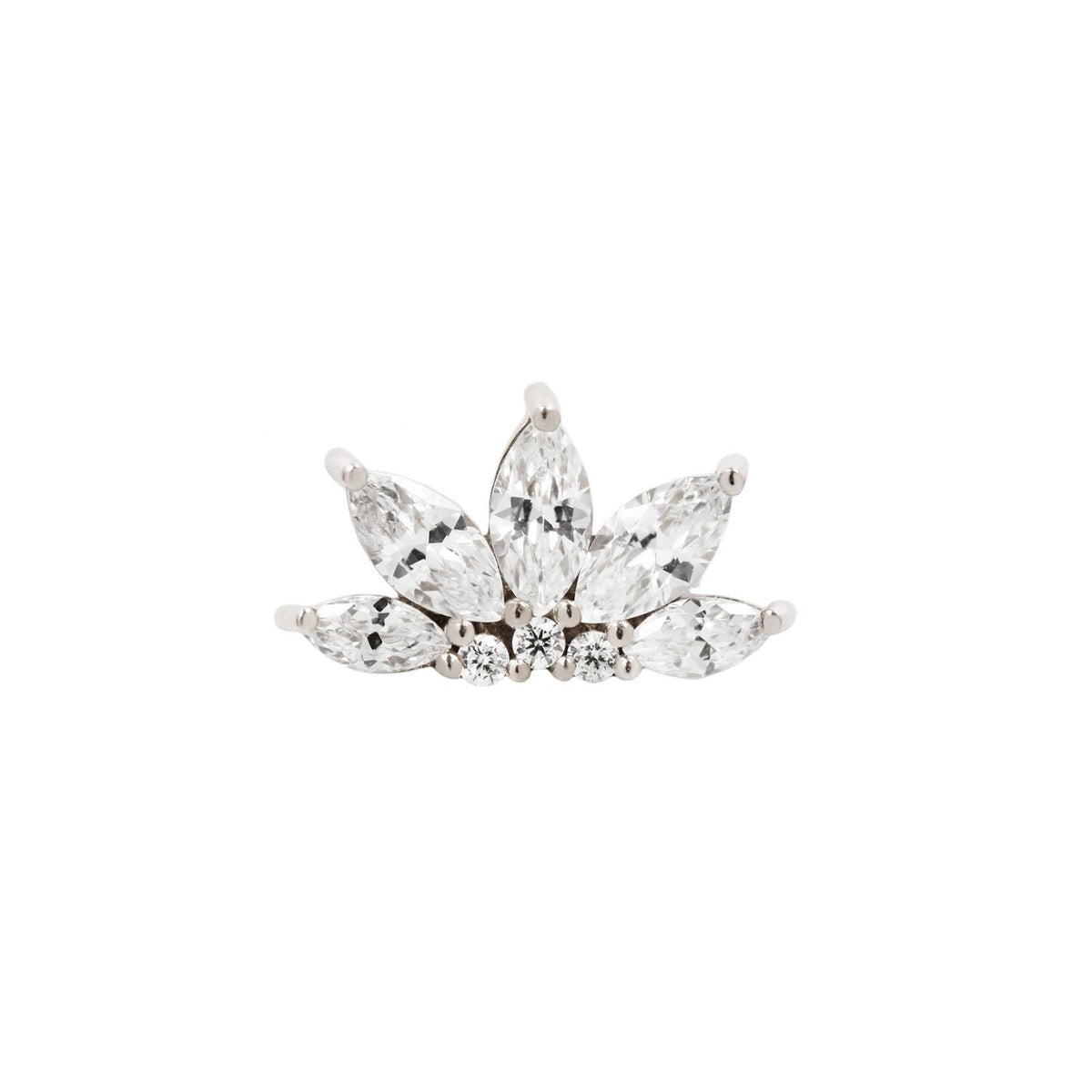 Valentina Threadless End with CZ