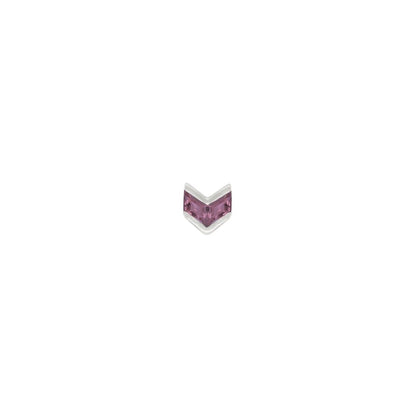 Vande Threadless End with Amethyst