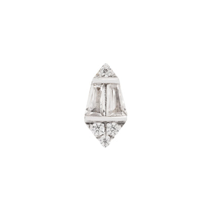 Virtue Threadless End with CZ
