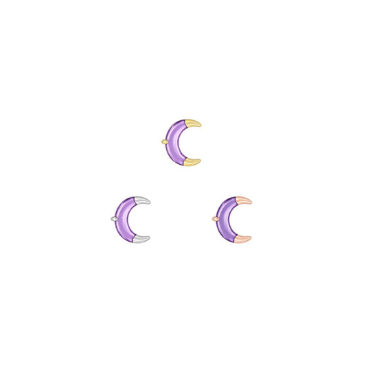 Witching Hour Threadless End with Amethyst