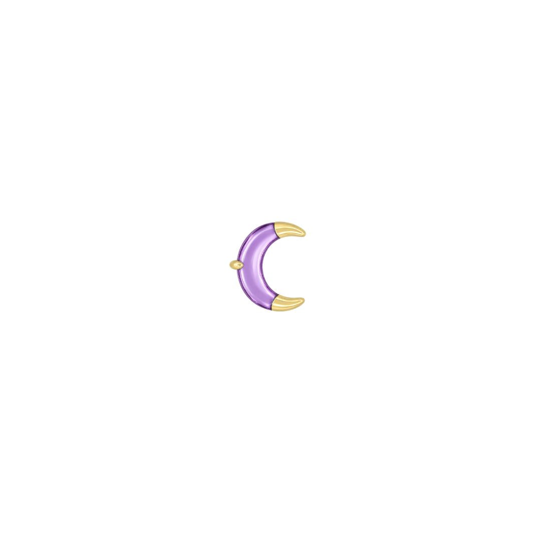Witching Hour Threadless End with Amethyst