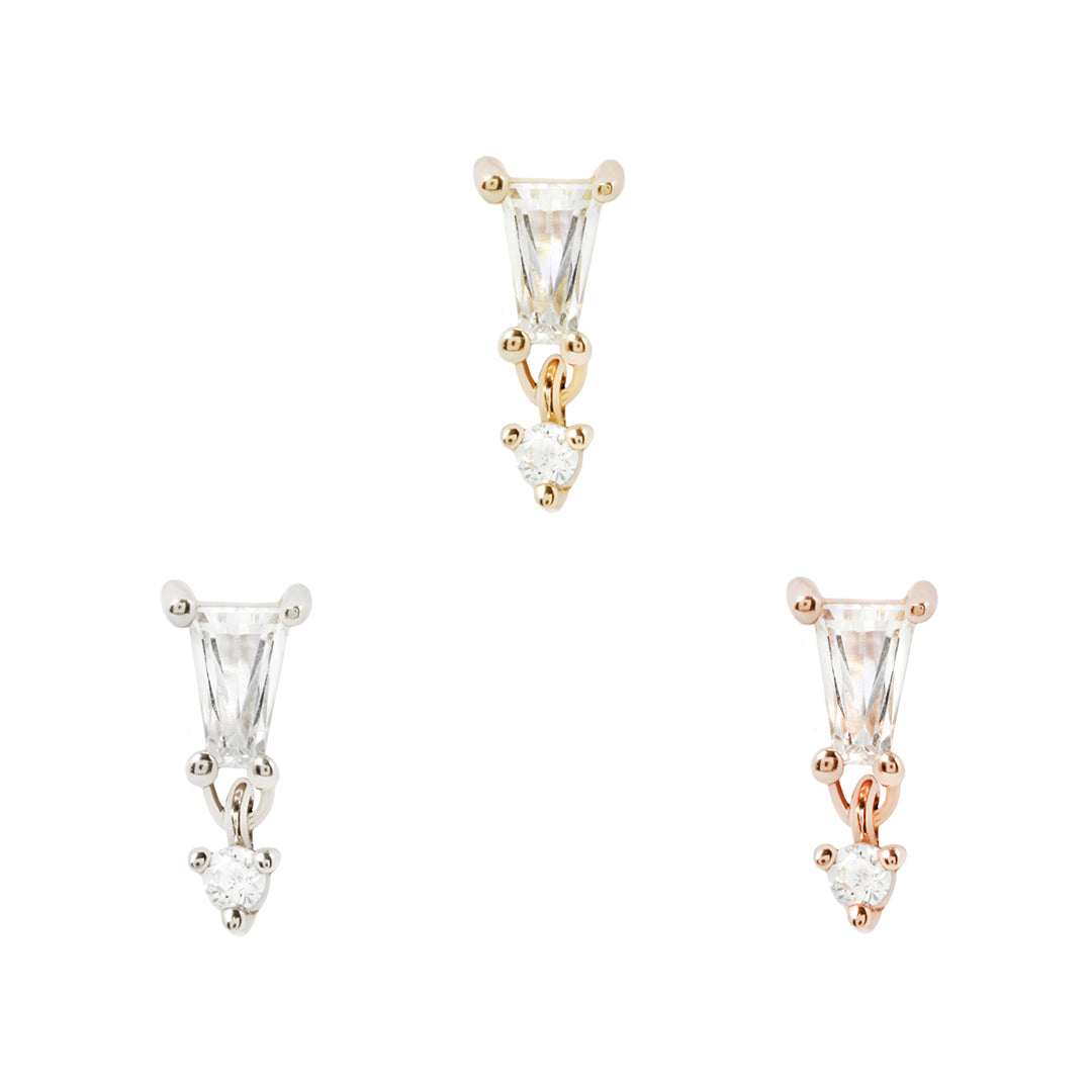Yves Threadless End with CZ