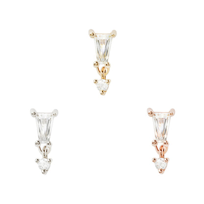 Yves Threadless End with CZ