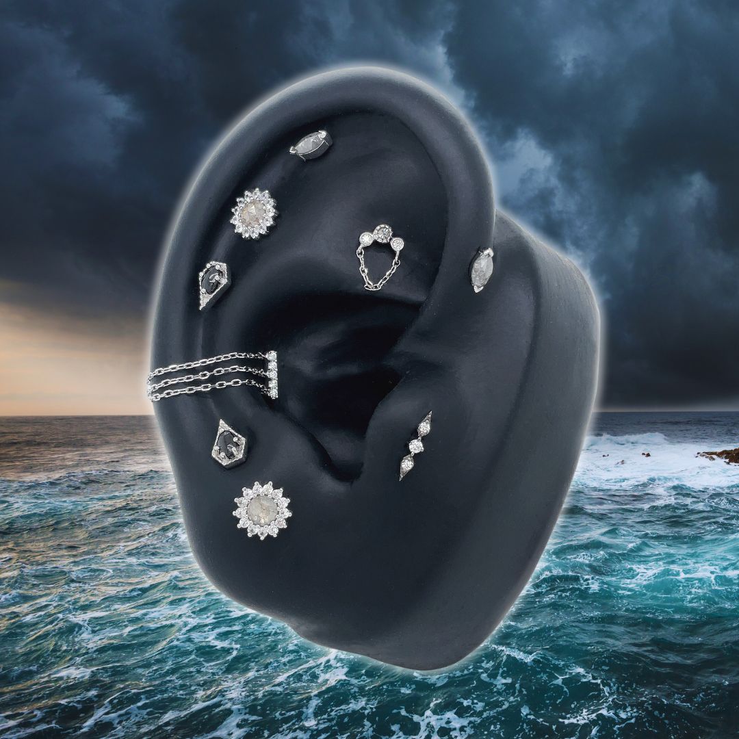Cadence Threadless End with Black Spinel