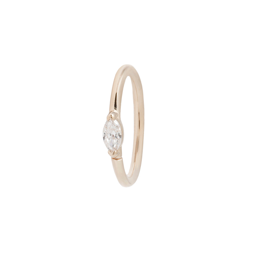 Zuri Seam Ring with CZ