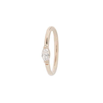 Zuri Seam Ring with CZ