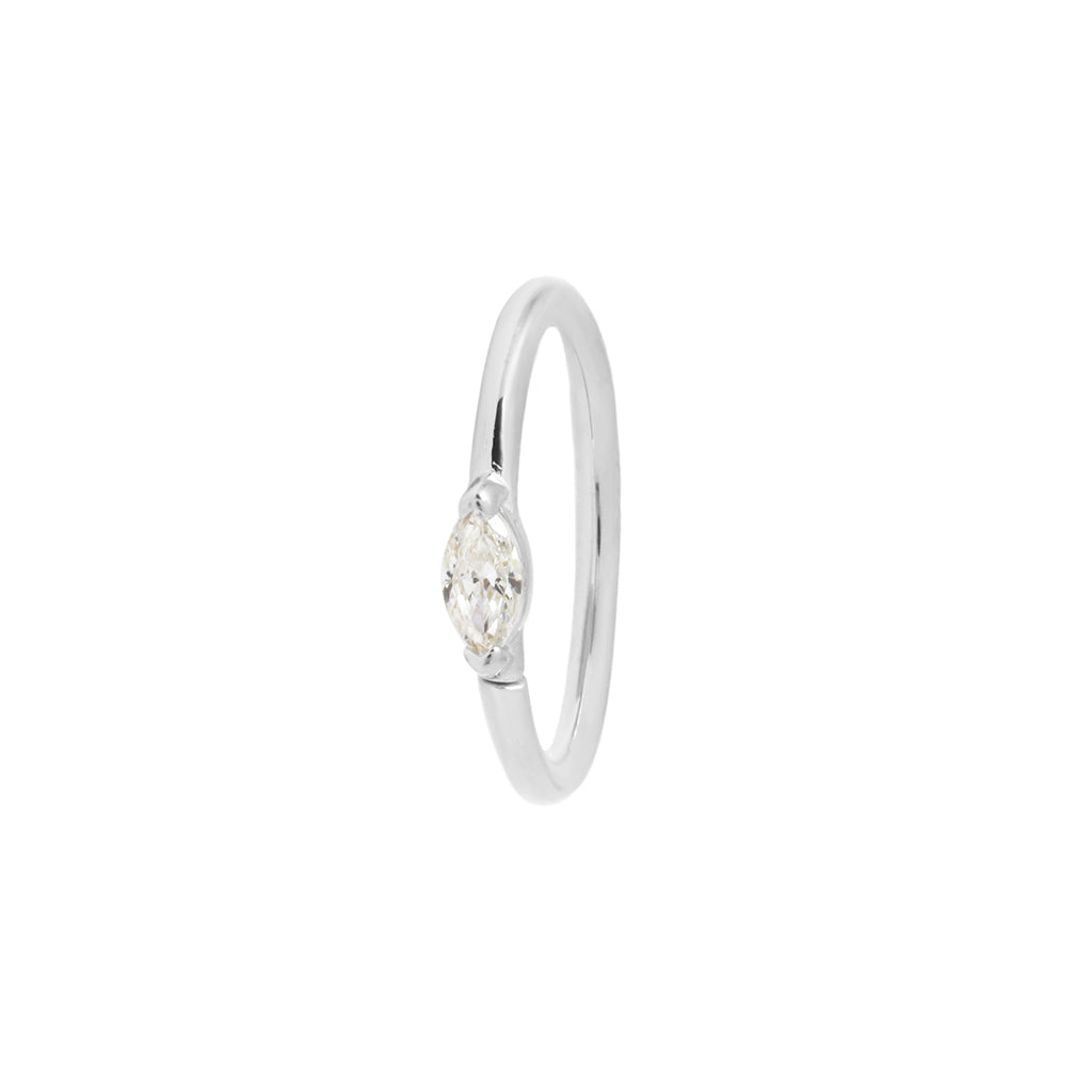 Zuri Seam Ring with CZ