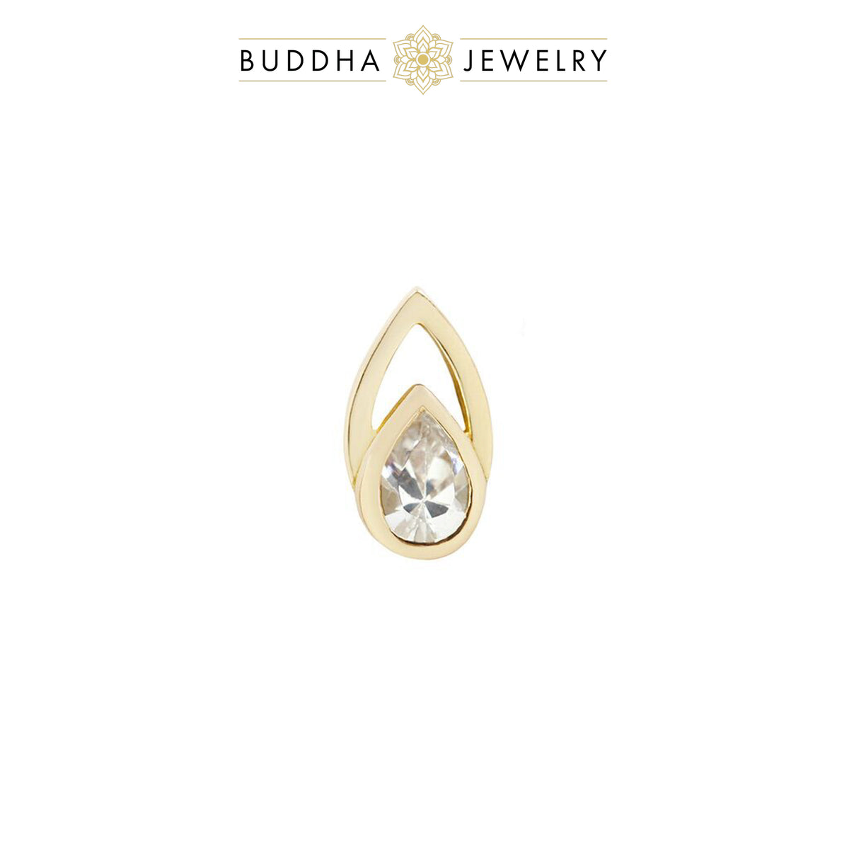Echo Threadless End with CZ