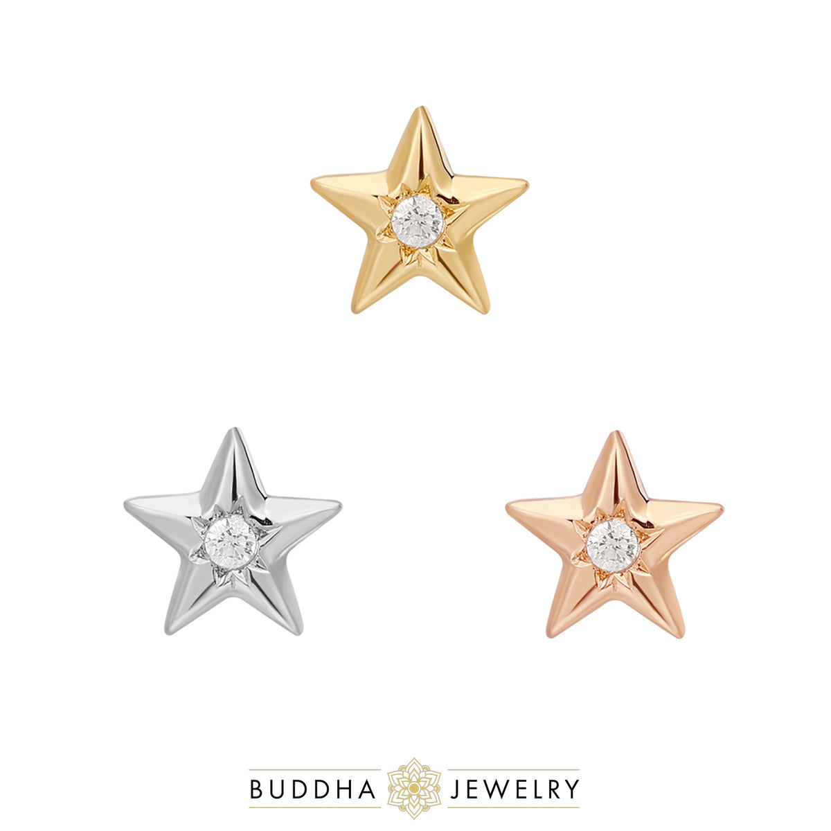Stellar Threadless End with CZ