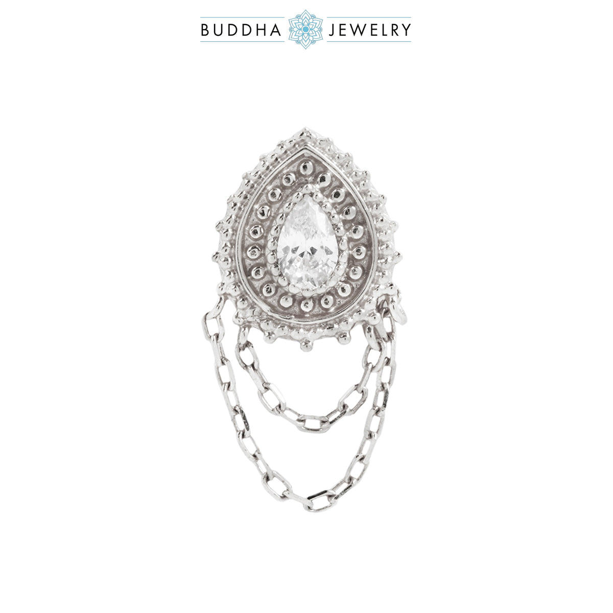 Deity Threadless End with CZ