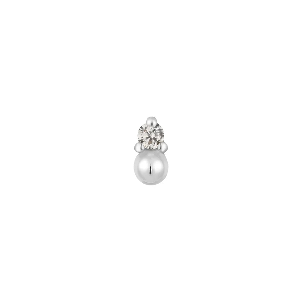 Babe Threadless End with Diamond