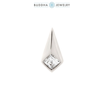 Chelsea Threadless End with CZ