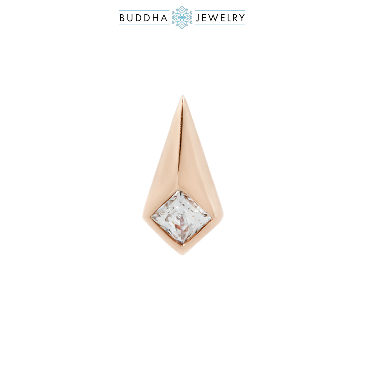 Chelsea Threadless End with CZ
