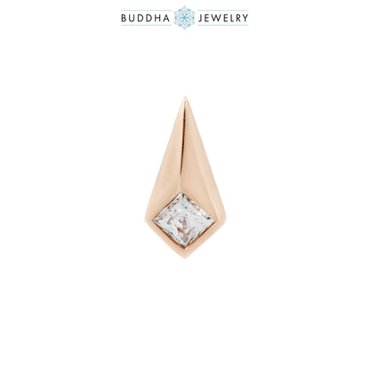 Chelsea Threadless End with CZ