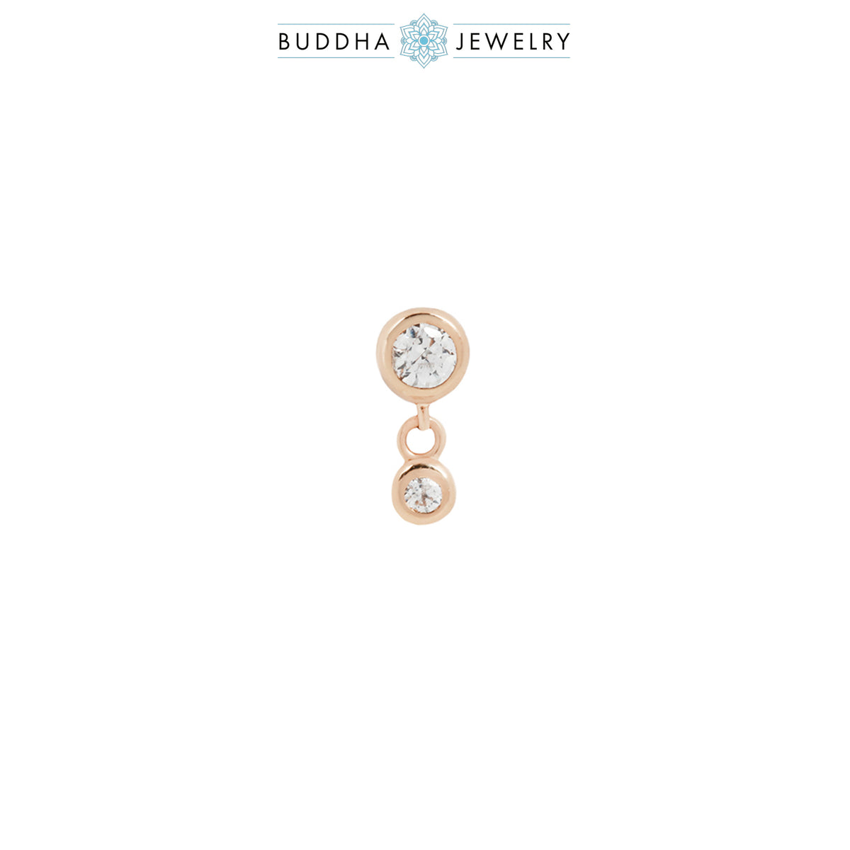 Sutton Threadless End with CZ
