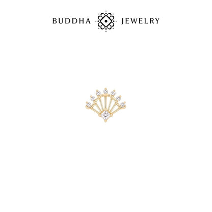 Riviera Threadless End with CZ