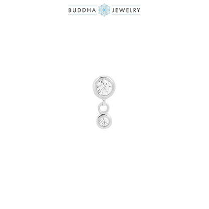 Sutton Threadless End with CZ