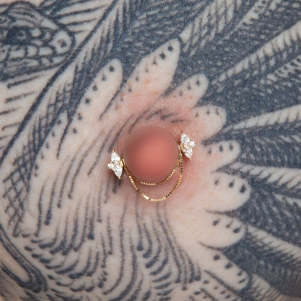 Ethereal Forward Facing Threadless End with CZ