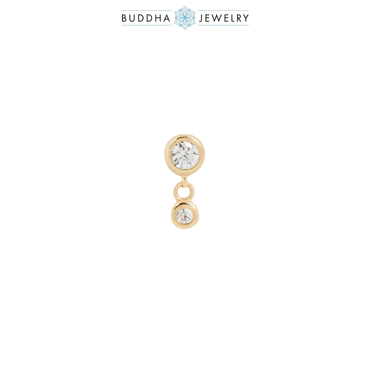 Sutton Threadless End with CZ