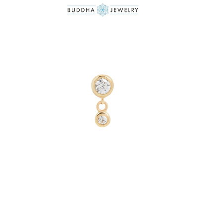 Sutton Threadless End with CZ