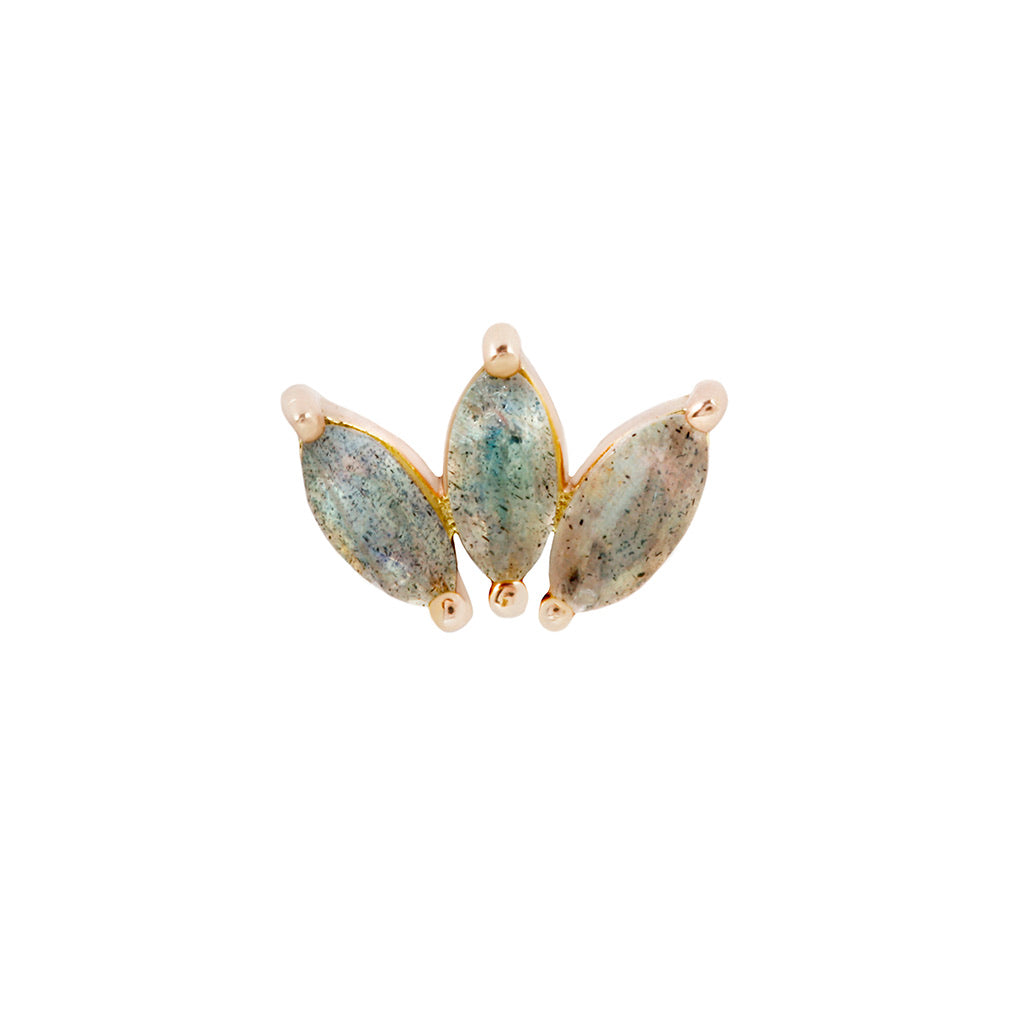 Moet Threadless End with Labradorite